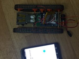 Robot Controlled using HTML5/JavaScript and BeagleBone Green