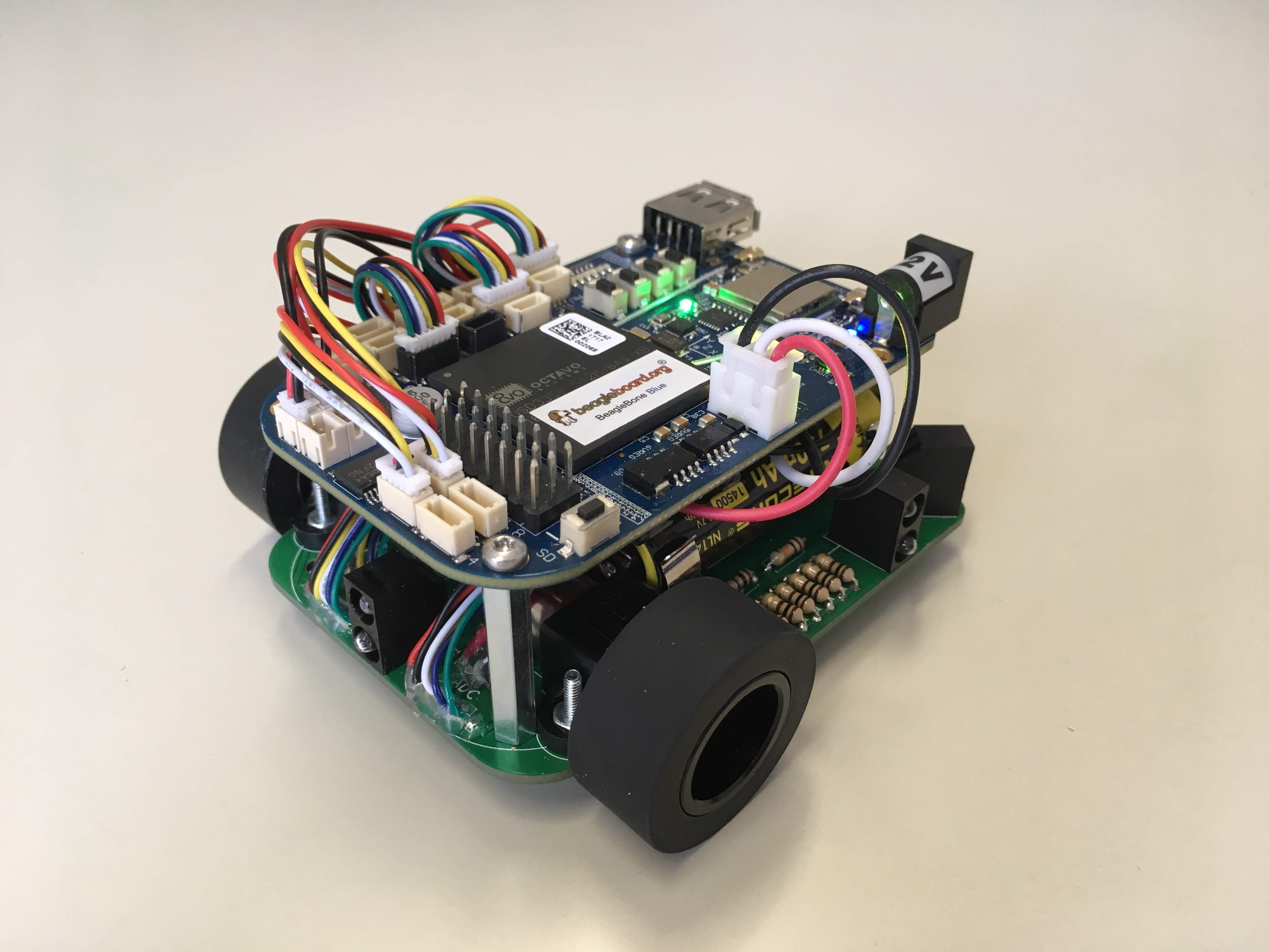 Inspiring Students in Slovenia: BeagleBone® Blue Based Micromouse