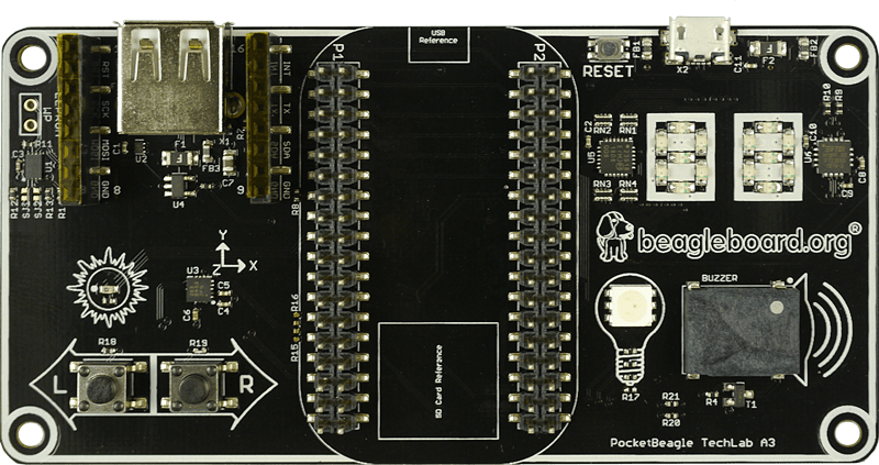 BeagleBoard.org PocketBeagle TechLab Cape