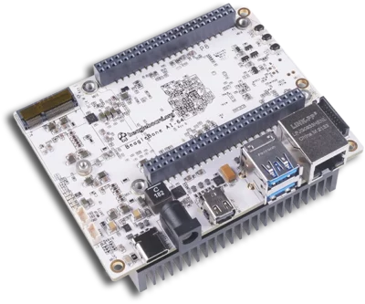 BeagleBone® AI-64, our first broadly available 64-bit open hardware single board computer