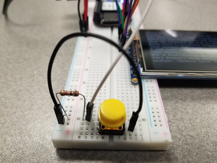 Circuit connections of button.