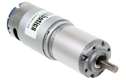 Geared DC Motor w/ 118RPM @12V