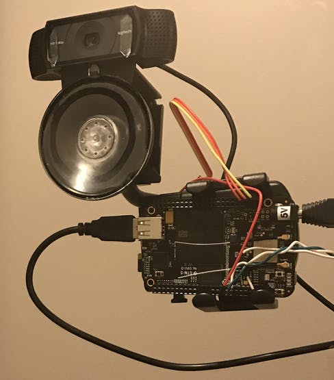 Logitech HD camera + BeagleBone Black Wireless