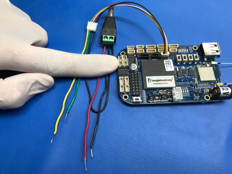 DC Barrel Jack Adapter and JST/SH completely connected