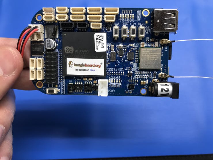 DC motor drivers 1 and 2 connected