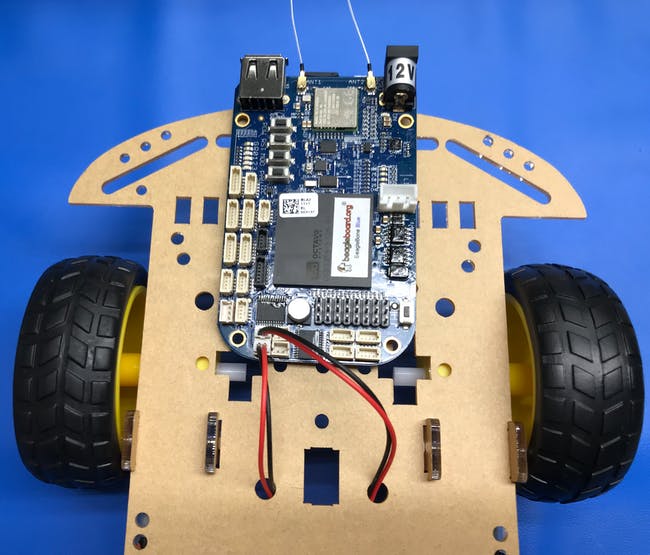 Connect JST to the DC motor drivers