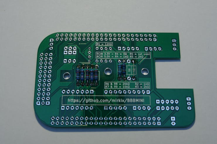 Solder R1, R2, R3, R6, R7, R8 and R9