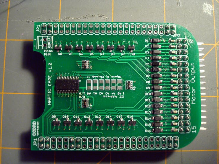 Here's what your board should look like after each of the headers is soldered in. (Don't worry about the 2x3 at the bottom, I'll describe what happened with that a bit later)