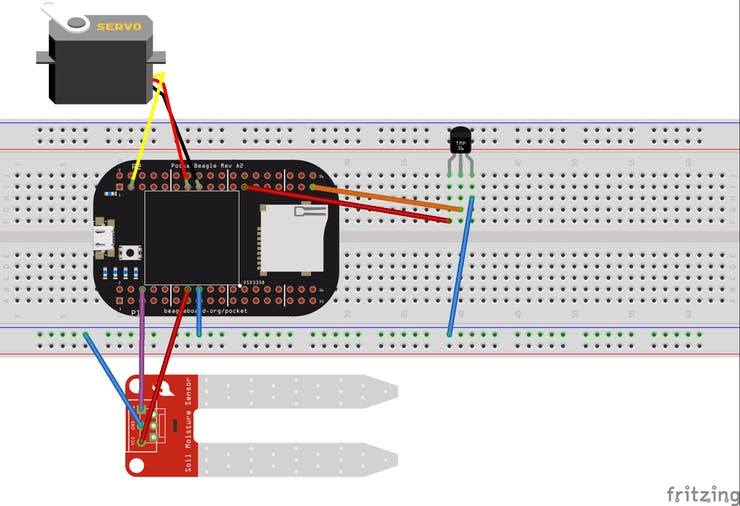 Plant Babysitter Fritzing Diagram