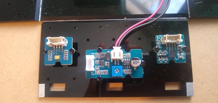 analog microphone and Ultrasonic Distance Sensor