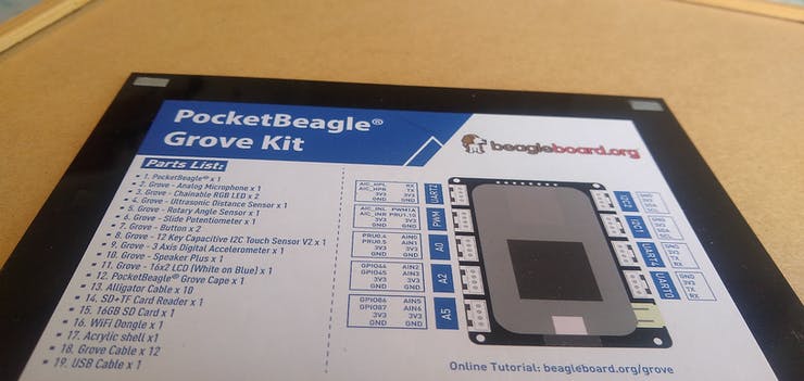 PocketBeagle® Grove Kit parts list