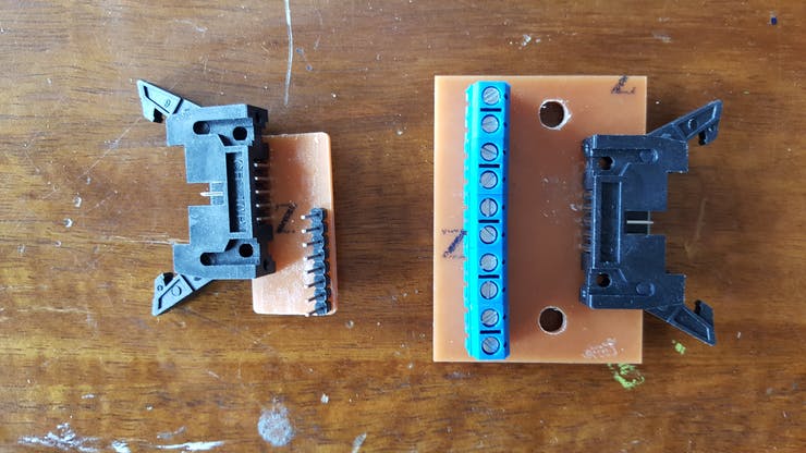 Signal transmit and receive breakout boards (non-buffered version)